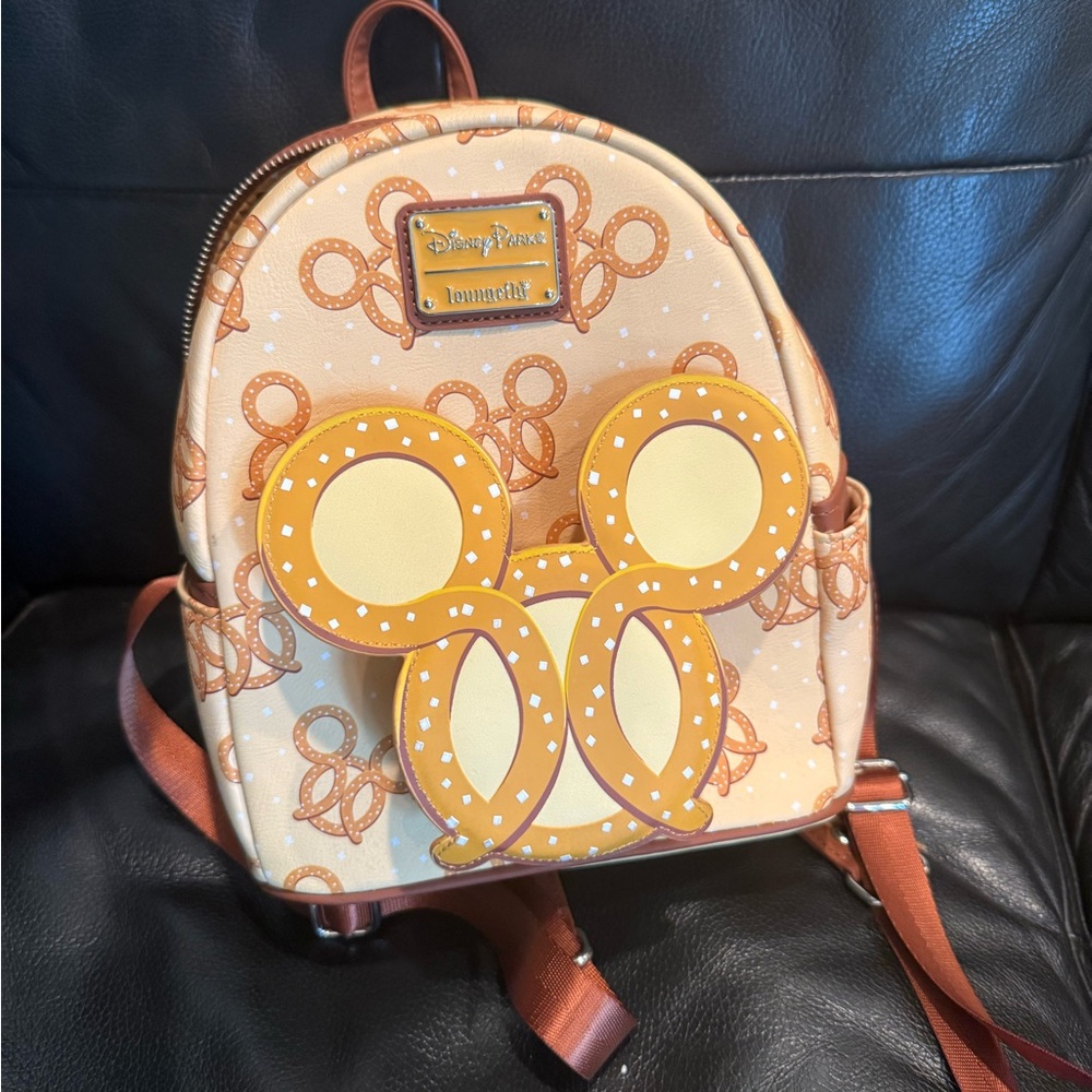 Loungefly Disney Pretzel Mickey Mini Backpack